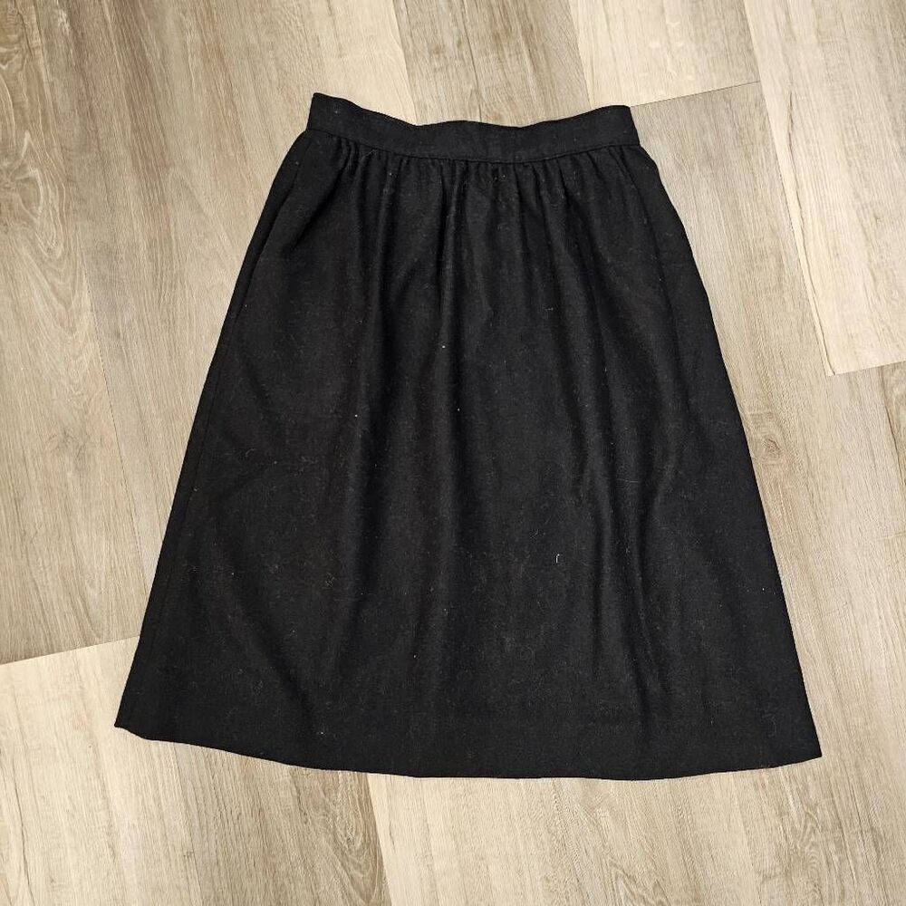 ESprit Black Aline Vintage Skirt Size Small